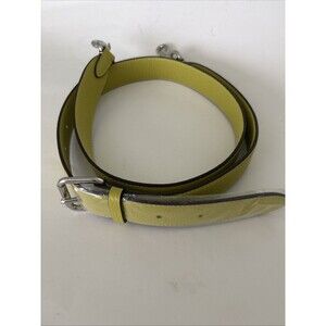 New Coach Pebbled Leather Crossbody Chartreuse Jamie Camera Replacement Strap
